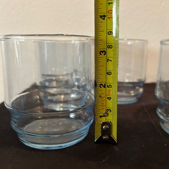 Set of 6 Rosenthal Studio Line Whiskey/old fashion/lowball glasses. Blue tint. - Picture 8 of 9